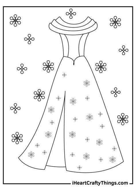dress coloring pages   printables