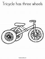 Tricycle sketch template