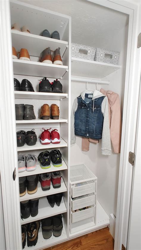 diy custom coat shoe closet  nomad studio