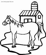 Horse Coloring Pages Farm Horses Color Animal Printable Kids Barn Animals Sheets Print Book Near Gif Back Found Choose Board sketch template