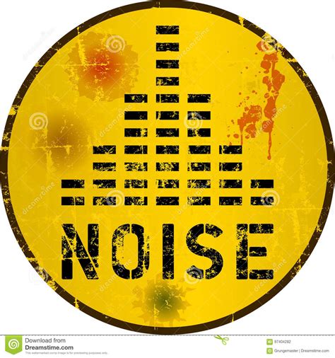 noise warning sign stock vector illustration  speak