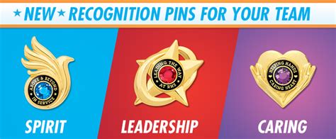 recognition pins brown originals