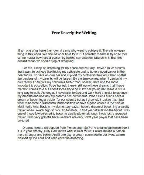 write  descriptive essay   person telegraph