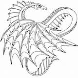 Dragon Coloring Hard Pages Getcolorings Colouring Print sketch template