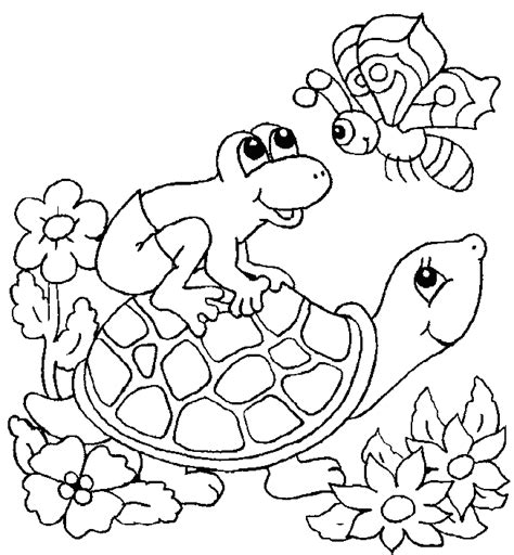 turtle coloring page animals town animal color sheets turtle picture