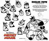 Pete Leg Peg Model Deviantart Sheet Disney Pegleg Mickey Cartoon Coloring Sheets Mouse Comics Butt Character Old Cartoons Behance Characters sketch template