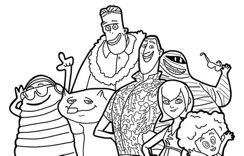 hotel transylvania coloring pages  day coloring pages