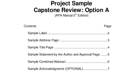 sample  research paper  table  contents  papers