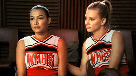 santana lopez glee find and share on giphy