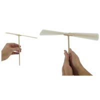 flying popsicle stick helicopter