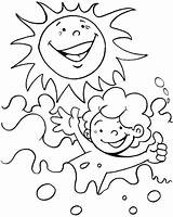 Coloring Pages Summer Sheets Choose Board Heat sketch template