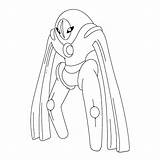 Deoxys Pokémon Kleurplaat Kleurplaten sketch template
