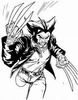 Wolverine Colorir Coloriage Desenhos Imprimer Fumetto Dxf Hmcoloringpages sketch template