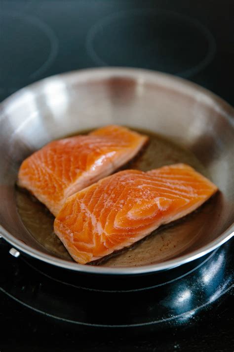 cook salmon   stovetop easy pan seared fillets kitchn