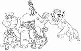 Lion Guard Coloring Pages Kion Bunga Fuli Beshte Ono Disney Kids Popular sketch template