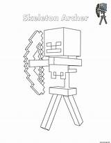 Minecraft Coloriage Pages Archer Colorat Wither Ausmalbilder Desene Skelett P75 Planse Ausmalen Meilleur Primiiani Imprimé sketch template