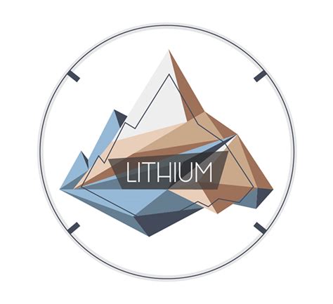 branding  lithium  behance