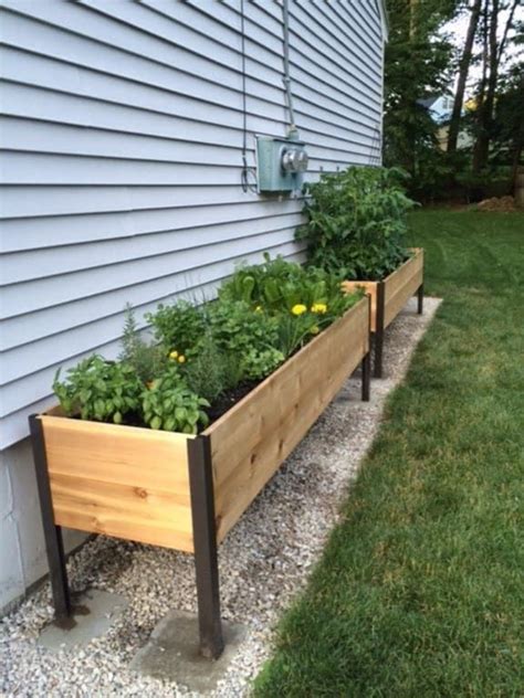 Planter Boxes Elevated Cedar Planter Box Orders 99 Ship Free In