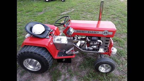 build  garden pulling tractor