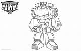 Rescue Bots Chase Colouring Heatwave sketch template