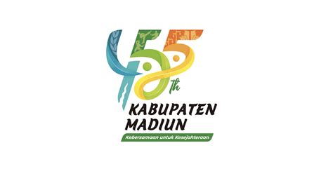 logo hut  kabupaten madiun mewakili semangat kebersamaan