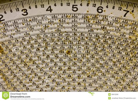 vintage scale display face stock image image  retro