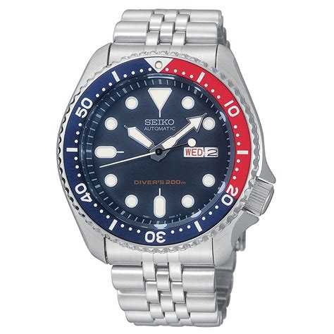 seiko seiko mens blue dial automatic divers  skx jewelry watches mens watches