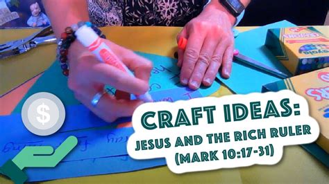 craft ideas jesus   rich ruler mark   youtube