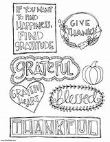 Gratitude Doodle sketch template