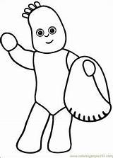 Garden Coloring Pages Iggle Piggle Night sketch template