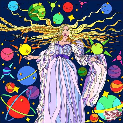 queen   universe coloring book app colorful art happy colors