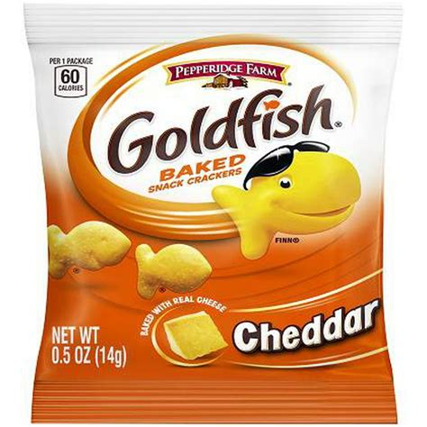 pepperidge farm goldfish snack crackers cheddar cheese  ounce