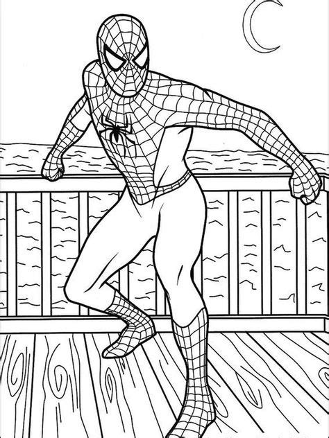 spiderman  superman   spiderman coloring