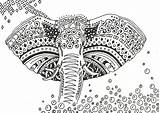 Afrique Coloriage Animaux Elefante Coloriages Afrika Mandala Zentangle Elefant Mandalas Elefants Malvorlagen Relaxation éléphant Ausmalen Colorier Detailed Erwachsene Ausmalbilder Symbols sketch template