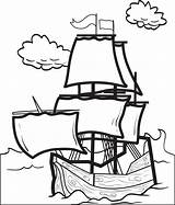 Mayflower Kolorowanki Dzieci Wydruku sketch template