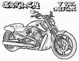 Harley Coloring Davidson Pages Motorcycle Rod Boys Printable Cars Drawing Hot Print Adult Rat Colouring Logo Otomotive Outline Drawings Getdrawings sketch template