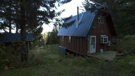 this alaska cabin takes roughing it to a whole new level