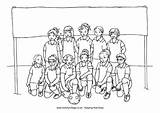 Colouring Soccer Team Girls Pages Sports Become Member Log Activity sketch template