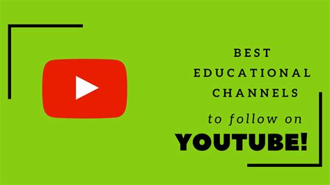 educational channels  youtube