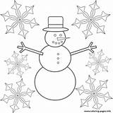 Coloring Snowflake Pages Printable Snowman Kids Template Snowflakes Print Drawing Color Colouring Templates Preschoolers Nose Crafts Book Getdrawings Info Popular sketch template