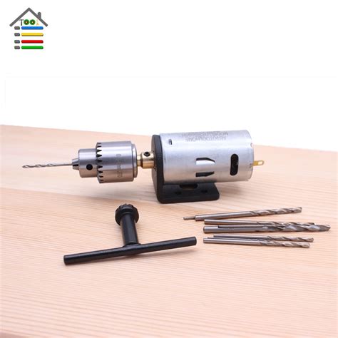 buy dc  mini drill motor electric hand drills set