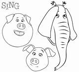 Sing Coloring Pages Animation Print Printable Movie Color Animals Bestcoloringpagesforkids Kids Colouring Singing Book Sheets Rosita Popular Getcolorings sketch template