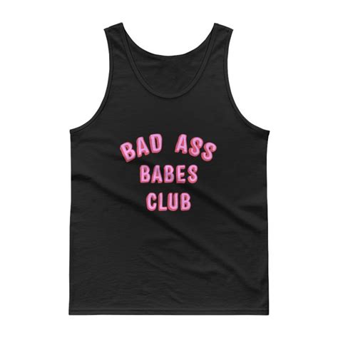 bad ass babes club tank top cheap graphic tees