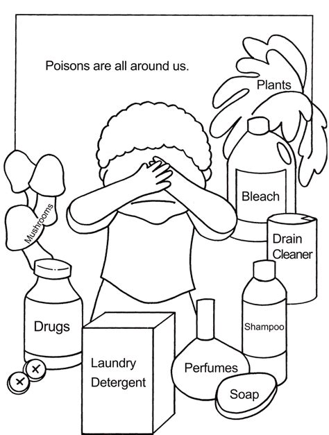 kids safety coloring pages coloring home