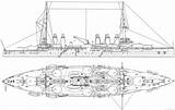 Danton Class Blueprint Battleships French 1909 sketch template