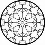 Gotico Coloring Vetrate Gotiche Marquetry Colorare Rosone Modelli Roseton Disegni Stained Disgns Kirchenfenster Rosetones Semplici Mandalas Utilizzabili Realizzare Alcuni Spunto sketch template