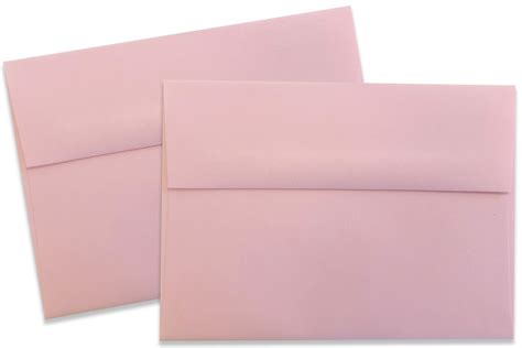 blue red green pink   colored envelopes   enclosures