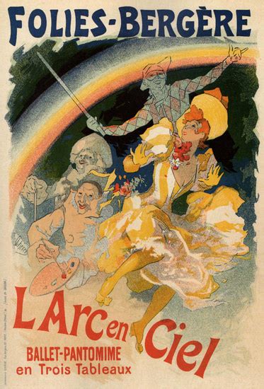 Folies Bergere L Arc En Ciel Paris France Mad Men Art Vintage Ad