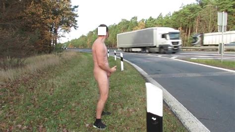 spritzen an der autobahn cum next to highway gay porn ba