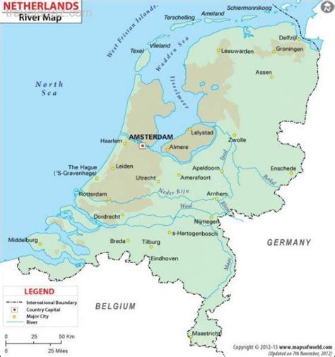 rivieren  nederland kaart ctt agbc